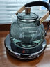 悟茶事 電陶爐煮茶器套裝 家用噴淋式耐熱玻璃蒸煮兩用養(yǎng)生茶壺 半月玻璃提梁壺（蒸煮兩用） 曬單實拍圖