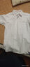 佐馬仕男士短袖襯衫白色襯衣男正裝純色商務(wù)休閑免燙修身職業(yè)裝大碼工裝 純白色 42 （150-160斤） 曬單實(shí)拍圖