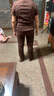 BNEB香港潮牌 休閑運(yùn)動(dòng)套裝女夏季新款時(shí)尚洋氣減齡短袖跑步服兩件套 咖啡色（套裝） 2XL 建議（120-130斤） 曬單實(shí)拍圖