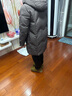 甘甘的世界中年冬裝羽絨服女中長(zhǎng)款2024新款甘夫人寬松加厚時(shí)尚外套 咖色 3XL 適合145-160斤 曬單實(shí)拍圖