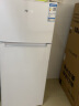 奥马（Homa）125升双门二门小冰箱 租房用小型家用双开门电冰箱租房宿舍办公室冷藏冷冻BCD-125H白色 实拍图