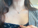 KARZUMYA 星月項鏈女純銀吊墜莫桑石小眾輕奢精致生日禮物情人節送女友 星月項鏈 曬單實(shí)拍圖