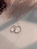 MZMZpt950铂金戒指莫比乌斯情侣对戒素戒求婚戒指生日礼物送女友老婆 轻奢款-莫比乌斯对戒（活口） 晒单实拍图