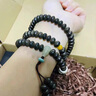 古苒【本覺】越南芽莊正宗天然沉香手串108顆佛珠男女生肖手鏈 桶珠款屬相(龍 蛇) 曬單實拍圖