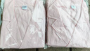 駿航護(hù)士服長(zhǎng)袖女冬裝粉色白大褂短袖娃娃領(lǐng)大碼藥店美容院工作服套裝 西裝領(lǐng)粉色短袖 L 曬單實(shí)拍圖
