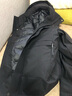 愛(ài)登堡Edenbo秋冬棉衣棉服厚款可拆卸帽保暖休閑外套黑色180/96A(XL) 曬單實(shí)拍圖