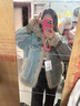 AEMAPE2024潮款復古毛毛拼接牛仔秋冬外套女通勤寬松時(shí)尚牛仔棉服女 牛仔棉服 L 建議120-140斤 曬單實(shí)拍圖