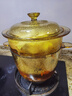 康寧玻璃透明鍋耐熱蒸格晶彩晶鉆湯鍋煎鍋明火3.5L/2.25L/2.5L/5L 琥珀蒸格 20cm 曬單實(shí)拍圖