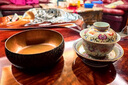 茗臣景德鎮(zhèn)琺瑯彩纏枝蓮三才蓋碗中式手繪粉彩陶瓷茶杯功夫茶具泡茶碗 纏枝紅蓮蓋碗 曬單實(shí)拍圖