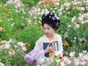 重回漢唐婉婉有儀原創(chuàng)齊胸襦裙披帛唐制漢服女裝姐妹款閨蜜裝超仙 上白下綠紫套裝/現(xiàn)貨 M 曬單實(shí)拍圖