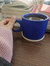 范爺家陶瓷馬克杯北歐ins風(fēng)咖啡杯手捏杯子大容量水杯早餐牛奶杯情侶杯 色釉馬克杯【克萊因藍】 曬單實(shí)拍圖