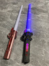 兒童玩具男孩激光劍星球大戰可伸縮發(fā)光劍七彩熒光棒jm1 銀色-伸縮劍1把 曬單實(shí)拍圖