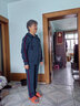 俞兆林（YUZHAOLIN）中年媽媽裝秋裝外套新款休閑服中老年運動(dòng)服套裝女春秋上衣三件套 YLL2087-霧霾藍【四.件套】春秋款 3XL 【建議130-140斤左右】 曬單實(shí)拍圖