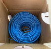 三堡（SMT）超五類(lèi)網(wǎng)線(xiàn)六類(lèi)網(wǎng)線(xiàn) CAT5E無(wú)氧銅線(xiàn)芯 非屏蔽網(wǎng)線(xiàn) 工程箱裝網(wǎng)線(xiàn)監控 [0.57mm]無(wú)氧銅六類(lèi) 100米 藍 曬單實(shí)拍圖