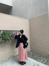 GARNUO黑色小西裝外套女2025早春秋季新款小個子高級感寬松休閑西服套裝 黑色【西服】 XS【80-100斤】 曬單實(shí)拍圖
