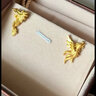 周生生  足金龍鳳黃金耳釘耳飾女款 結婚三金耳環(huán) 68742E計價(jià) 5.88克(含工費200元) 曬單實(shí)拍圖