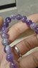 紫霞仙子天然夢(mèng)幻紫水晶掛件手機鏈掛繩手腕款女精致手工中國風(fēng)掛飾古風(fēng)短款 8MM一夢(mèng)幻紫水晶手機鏈【玉髓狐貍款】 曬單實(shí)拍圖
