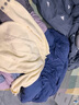 羅蒙（ROMON）慵懶風(fēng)復(fù)古加厚毛衣女秋冬新款寬松外穿設(shè)計(jì)感小眾麻花針織衫上衣 杏色 均碼 -80-135斤 曬單實(shí)拍圖