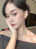 在野美拉德復古耳扣2025年新款潮秋冬耳環(huán)女小眾設計輕奢高級感耳飾品 深咖色 曬單實(shí)拍圖
