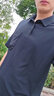 太平鳥男裝【親涼polo衫】夏新款工裝刺繡休閑polo衫 黑色（寬松） L 曬單實拍圖
