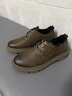 老爺車(chē)男鞋春季透氣皮鞋男真皮商務(wù)休閑皮鞋男士時(shí)尚青年復古圓頭鞋子男 WK6503卡其色（網(wǎng)紗內里） 41 標準皮鞋碼 曬單實(shí)拍圖
