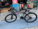 麥希山地車(chē)自行車(chē)成人變速越野單車(chē)減震賽車(chē)26寸青少年男女成年單車(chē) SGT減震版【輻條輪】黑粉藍 26英寸（適合155-185CM) 21速高配 曬單實(shí)拍圖