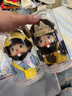 mengqiqi蒙奇奇公仔一對情侶娃娃毛絨玩具小號(hào)送女生萌琪琪玩偶生日禮物 蒙奇奇5012+5312 透明罐包裝 曬單實(shí)拍圖