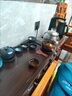 璽翰雅（ROYHOYE）黑檀木茶盤家用天然整塊實(shí)木茶臺(tái)大號(hào)手工立體雕刻高端原木茶托盤 【魚躍龍門】 70*38*6cm 曬單實(shí)拍圖