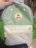 SHUKIKU兒童書(shū)包小學(xué)生背包防潑水幼兒園男女生大容量雙肩包 綠豆薄荷  S+碼 【3-5歲 托班-小班 】 曬單實(shí)拍圖