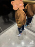 馬·拉?。∕.Latin）/童裝兒童褲子冬裝新款男童大童拼接束腳牛仔褲運(yùn)動(dòng)長褲 牛仔藍(lán) 110cm 曬單實(shí)拍圖