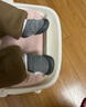 迪卡儂（DECATHLON）寶寶棉鞋嬰兒秋冬季加絨學(xué)步鞋防滑軟底幼兒園室內鞋GYMK 灰色加絨款 24 曬單實(shí)拍圖