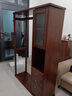 匠旗品牌 全實(shí)木旋轉穿衣鏡掛衣架一體落地臥室實(shí)木置物架收納衣服架 胡桃色 長(cháng)寬高1.2*0.4*1.69m【包安裝】 【進(jìn)口橡膠木】 曬單實(shí)拍圖