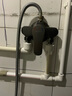 墨林卡槍灰色明裝淋浴冷熱水龍頭浴室電熱水器明管掛墻式花灑混水閥開(kāi)關(guān) 進(jìn)水口朝下款 曬單實(shí)拍圖