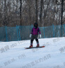 Tsewang 外穿滑雪轮滑护臀护膝成人儿童滑冰滑板单板双板装备护具防摔裤 护臀黑色加厚S（70-100斤） 实拍图