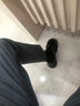 昌祥回力皮鞋男士商務休閑圓頭松糕底夏季增高英倫風青少年小皮鞋德比鞋男 黑色 【漆面】 42 曬單實拍圖