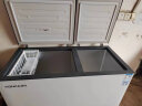 康佳301升 大容量家用商用冰柜 双箱双温冷柜 顶开门 一级能效 冷藏冷冻卧式冰箱BG30AS 实拍图