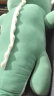 超软大号恐龙毛绒玩具抱枕靠垫午睡枕长条枕陪你睡觉床上懒人趴枕头玩偶公仔 软体绿色 长约1米 实拍图
