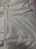 冪系品牌白鵝絨羽絨服女中長款2025新款韓版可脫卸帽女士加厚保暖外套 米白 L 130-150斤 曬單實(shí)拍圖