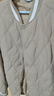 GENIOLAMODE棉服男冬季加絨加厚防寒保暖撞色棒球領(lǐng)男生面包服棉襖 淺咖 3XL 曬單實拍圖