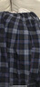MUJI MUJI 女式 羊毛混 抽褶裙 半身長(cháng)裙秋冬季 百褶裙 BEK44A2A 棕色格紋 L 曬單實(shí)拍圖