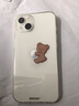 魔杰樂（MOJIELE） 卡通可愛創(chuàng)意小熊適用于iPhone手機(jī)殼蘋果手機(jī)保護(hù)套情侶款防摔硅膠軟殼 抱蘋果小熊-透明殼 iPhone13 曬單實(shí)拍圖