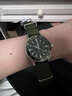 漢米爾頓（Hamilton）卡其海軍系列水肺石英表37綠盤(pán)編織表帶瑞士手表女士潛水表 曬單實(shí)拍圖