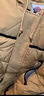 dickiesDickies羽絨服 中長款多口袋充絨夾克 男士休閑百搭厚外套 9481 卡其色 M 曬單實拍圖