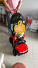 babypure shine新款小奔馳兒童電動(dòng)四輪車(chē)帶遙控帶推把男女寶寶玩具車(chē)1-4歲可玩 烈焰紅全功能舒適皮座遮陽(yáng)斗篷 曬單實(shí)拍圖