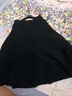 璇醇女士加厚羊絨半身裙羊l毛半截裙女式秋冬季穿的中長(cháng)款魚(yú)尾高腰裙 黑色 均碼 【收藏加購有禮】 曬單實(shí)拍圖