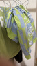 貓人【防螨抗菌純棉】男士睡衣男夏時尚外穿套頭t恤格子家居服綠色L 曬單實拍圖