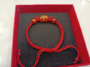 玉有情本命年十二生肖紅繩手鏈男女款馬年禮物紅瑪瑙生肖手繩送男女友 屬羊佩戴 曬單實(shí)拍圖