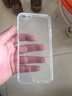 幸莎  蘋果6plus手機殼  iPhone6/6s氣囊防摔透明軟殼男全包邊防摔保護套硅膠潮殼 蘋果6/6s【透明四角防摔殼】+鋼化膜 曬單實拍圖