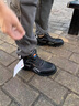 賽維納勞保鞋男士絕緣鞋夏季透氣型電工鞋防砸防刺穿鋼包頭安全鞋 1626皮面防砸防穿刺絕緣 41 曬單實(shí)拍圖