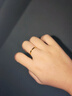老廟黃金戒指足金米紋光面戒指閉口女款時尚送女友老婆七夕情人節(jié)禮物 時尚素戒17#約2g+禮盒 曬單實拍圖